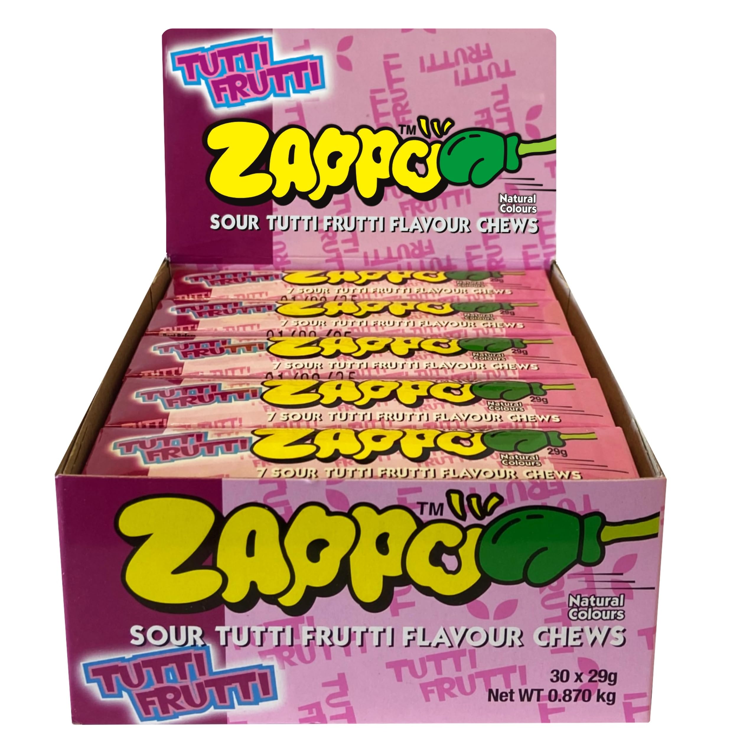 Zappo Sour Tutti Frutti 29g (Sold Individually)