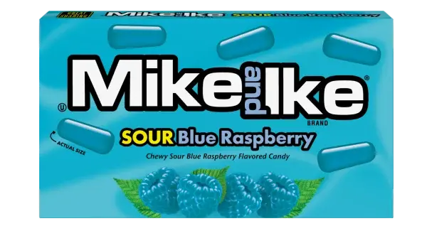 Mike And Ike Sour Blue Raspberry