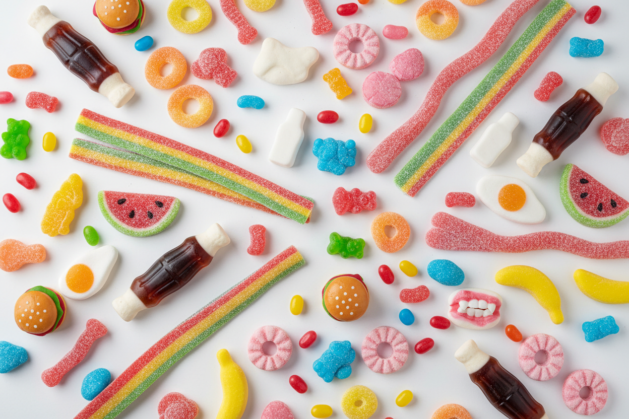 Pick N Mix Lolly Collage
