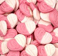 Swedish style candy sweet heart strawberry and vanilla 100G